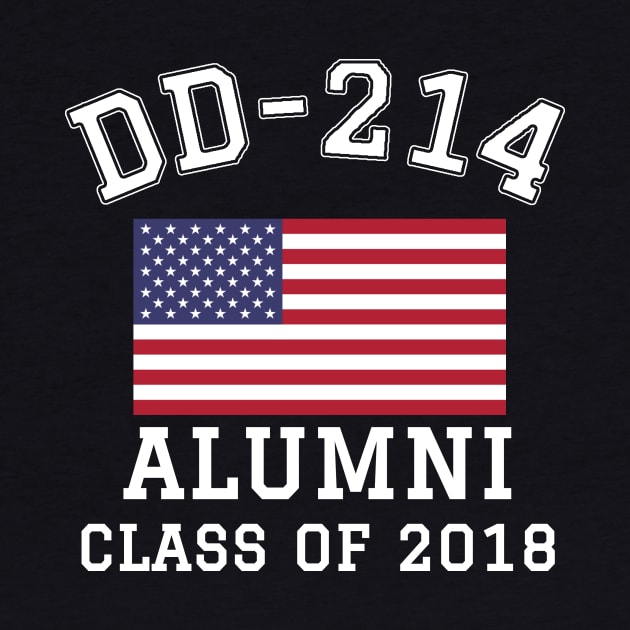 Patriotic DD-214 Alumni Class of 2018 by Revinct_Designs